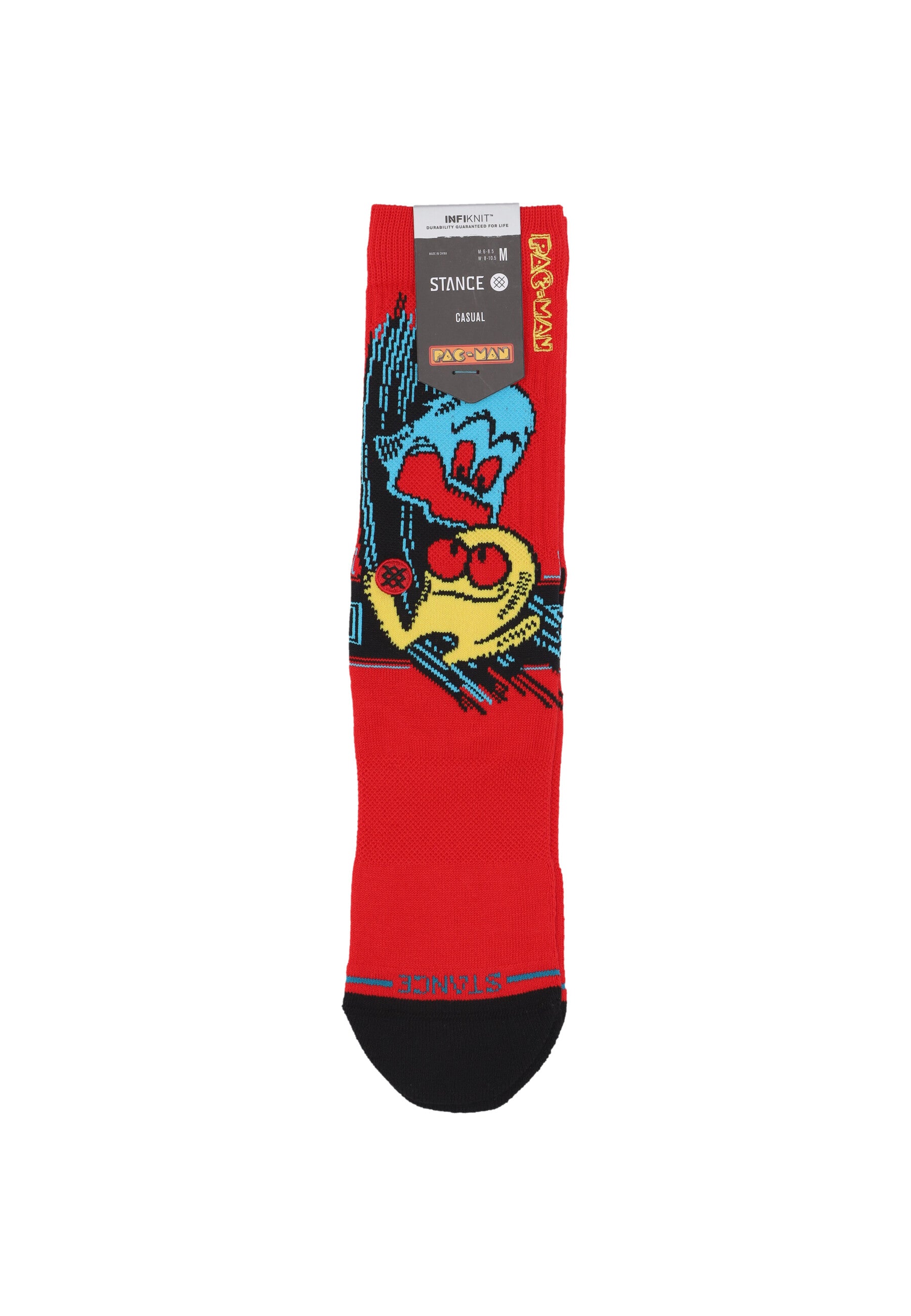 Calza Media Uomo Waka Waka Waka X Pac-man Red A556B24WAK
