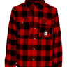 Camicia Imbottita Uomo Buffalo Overshirt Red/black 6040090