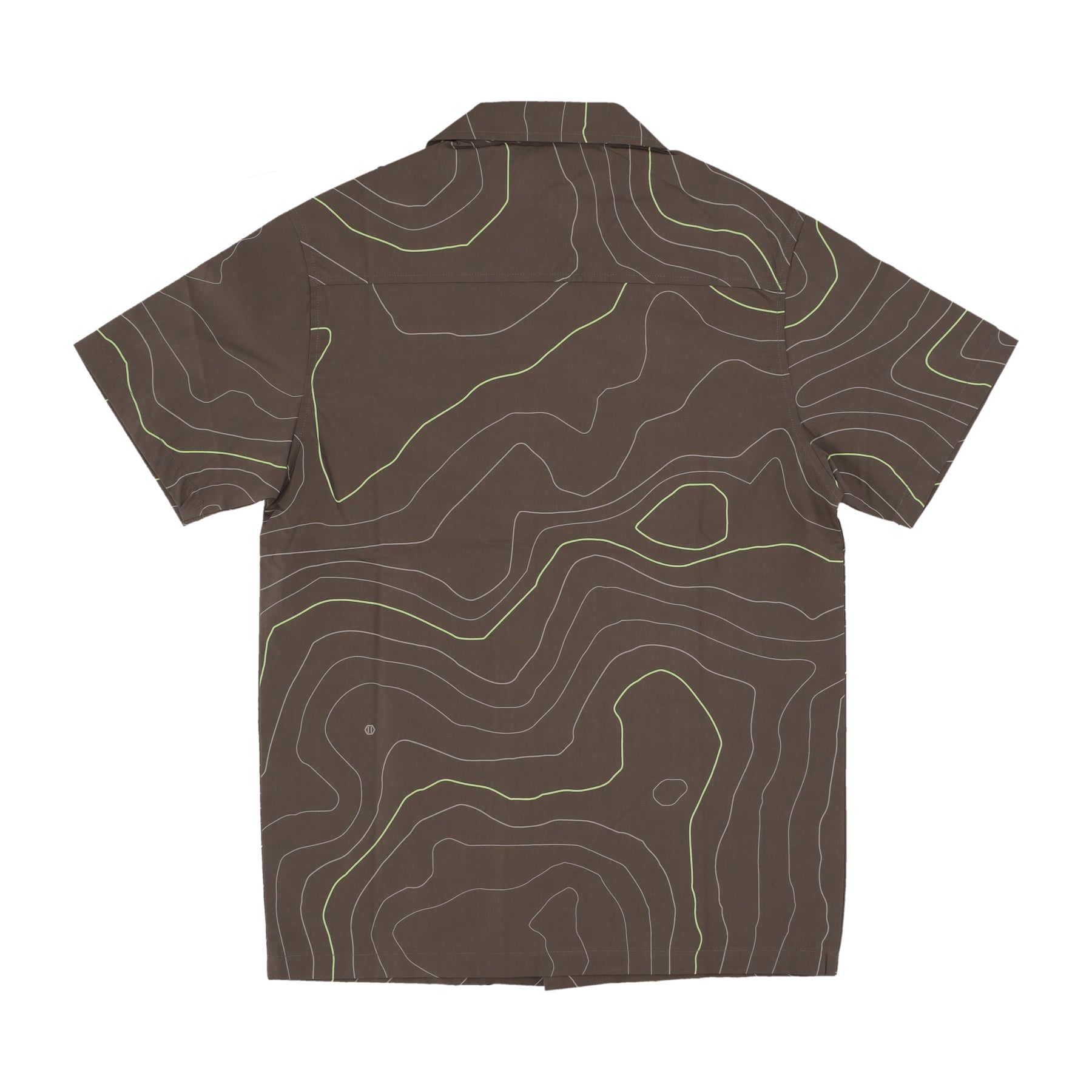 Camicia Manica Corta Uomo Dune Bowling Shirt Brown SH616-CC-03