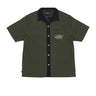 Camicia Manica Corta Uomo Giles Woven Military Green T24F108010