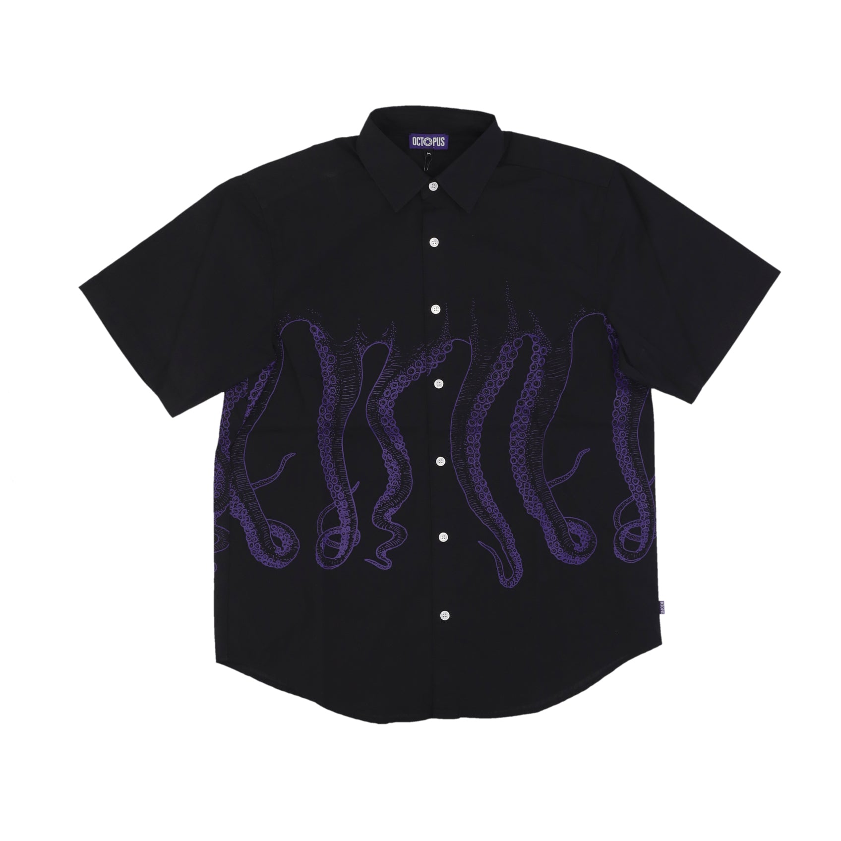 Camicia Manica Corta Uomo Outline S/s Shirt Black 24SOHR03