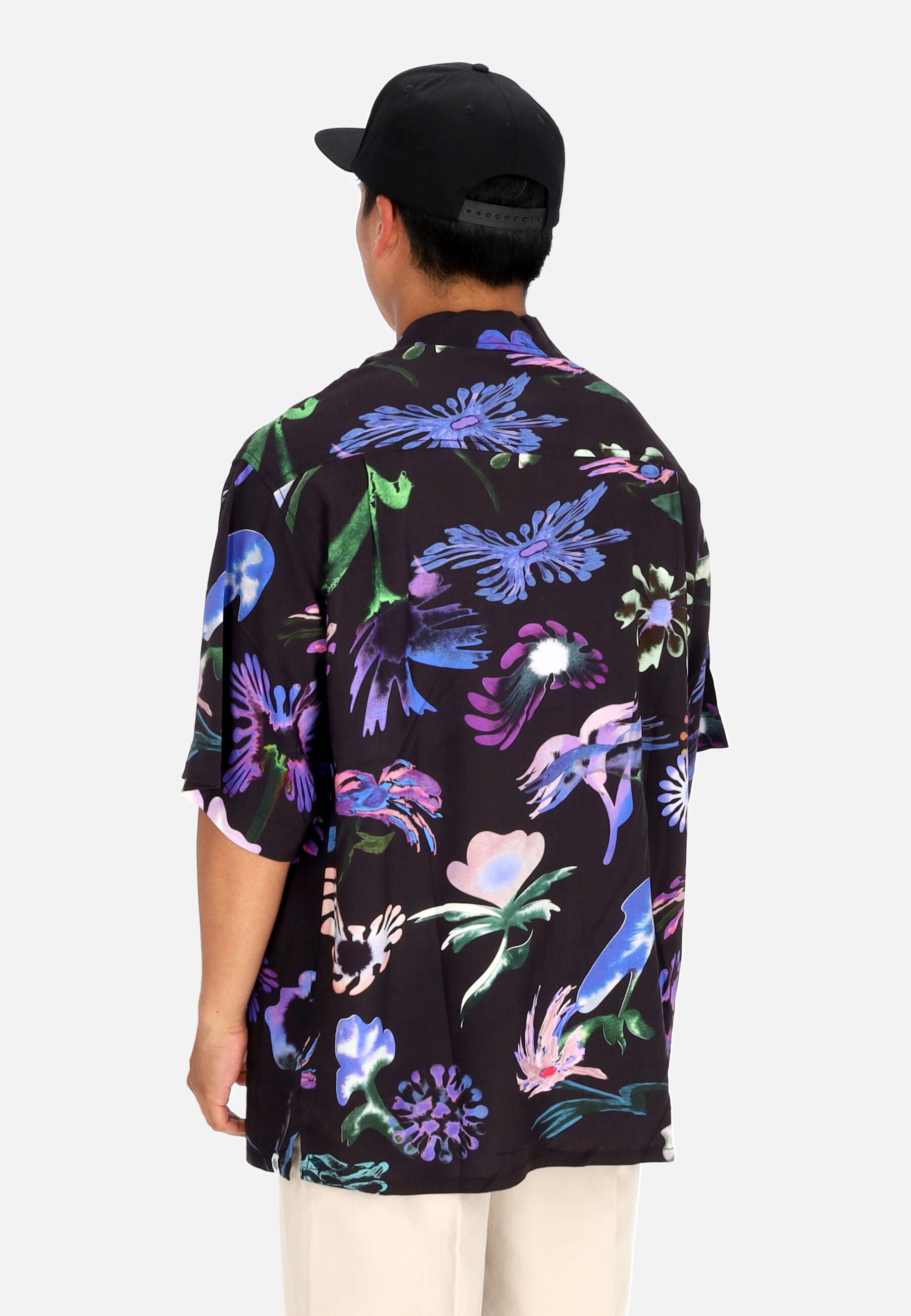 Camicia Manica Corta Uomo Resort S/s Shirt Saturn Flowers ELYWT00118