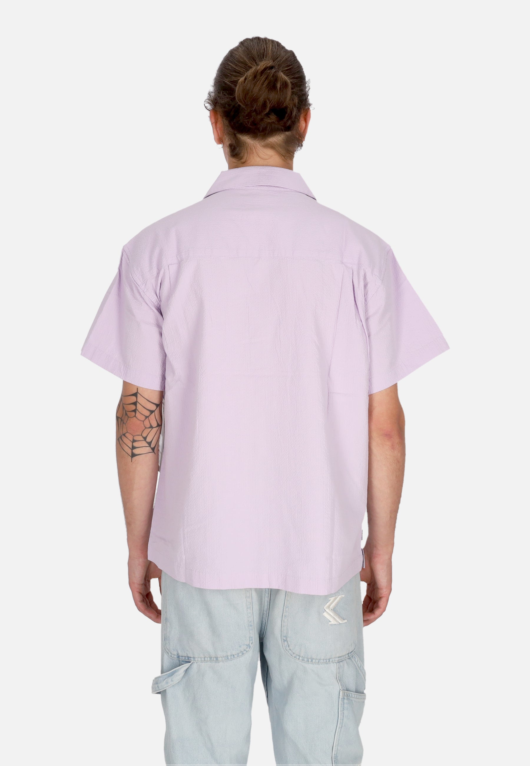 Camicia Manica Corta Uomo Sunrise Woven Shirt Orchid Petal 181210404