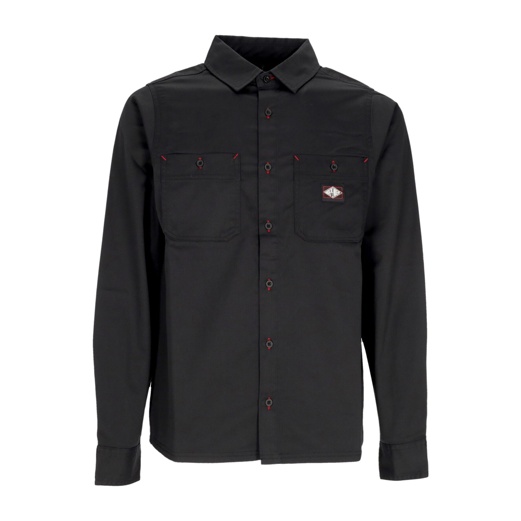 Camicia Manica Lunga Uomo Kirby Workshirt Black INA-SHT-0207