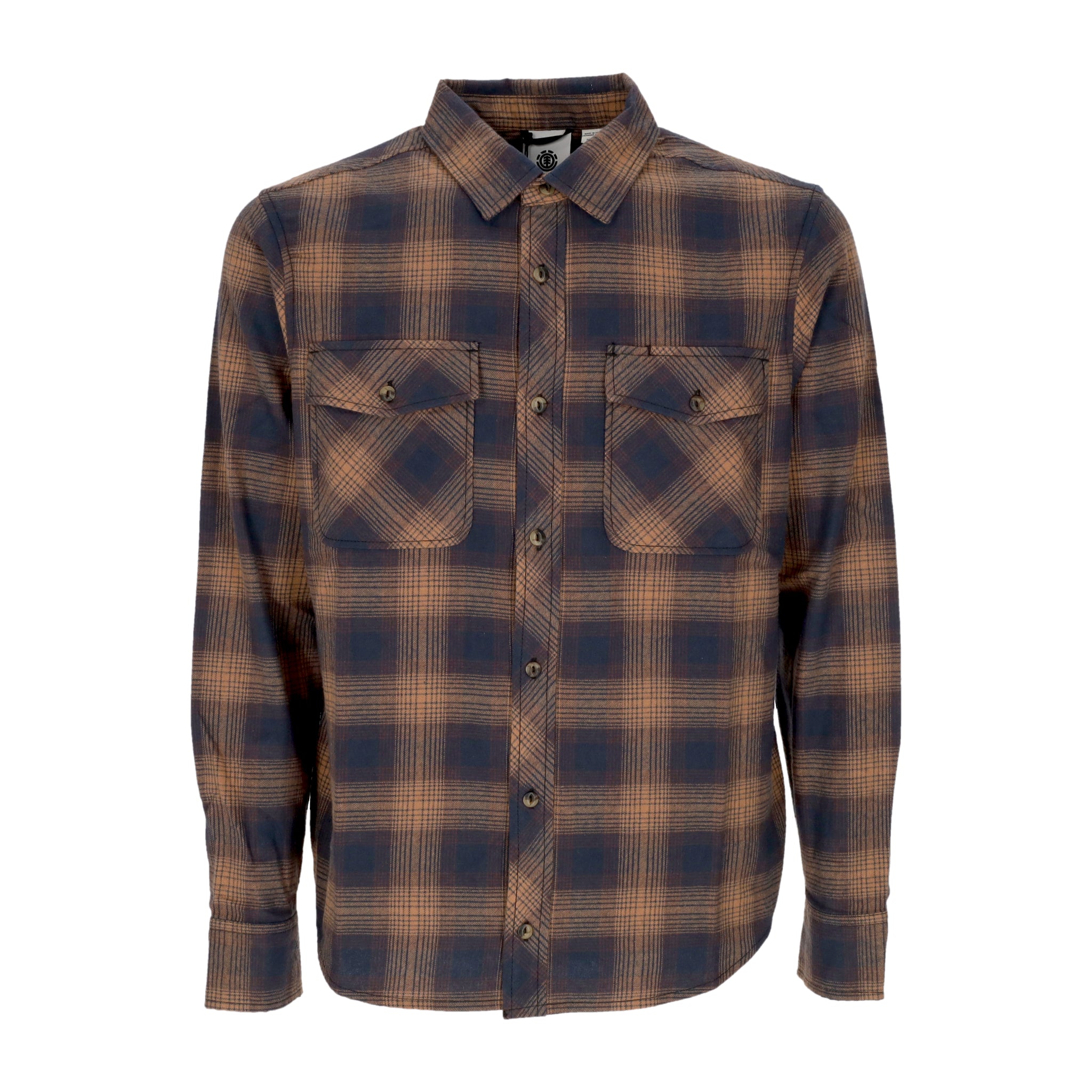 Camicia Manica Lunga Uomo Tacoma Classic Gradient Plaid Dull Gold ELYWT00133