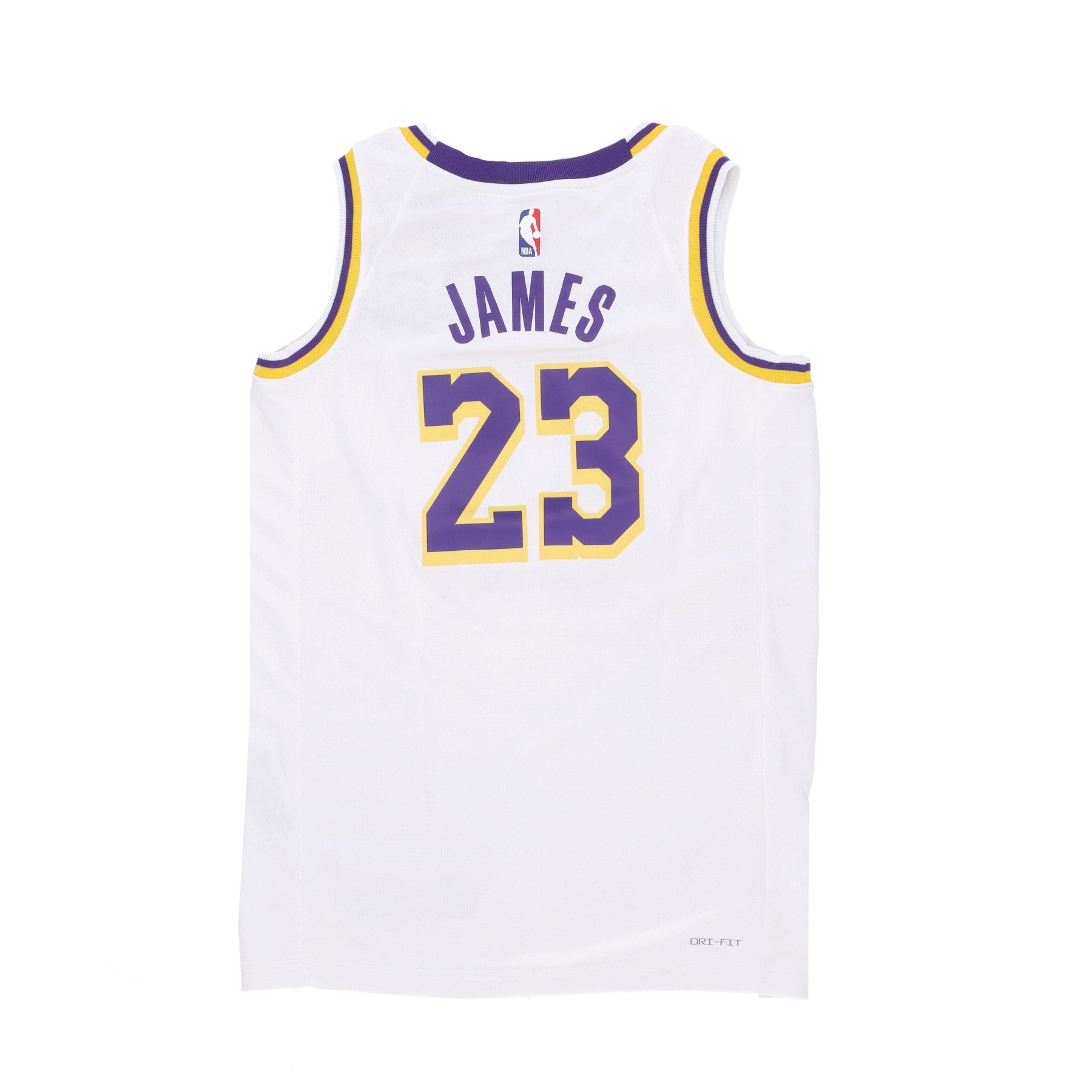 Canotta Basket Uomo Nba Association 22 Dri-fit Swingman Jersey No 23 Lebron James Loslak White DN2081-103