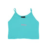 Canotta Corta Donna W Logo Crop Tank Mint/st. Fuchsia 25EDS54906