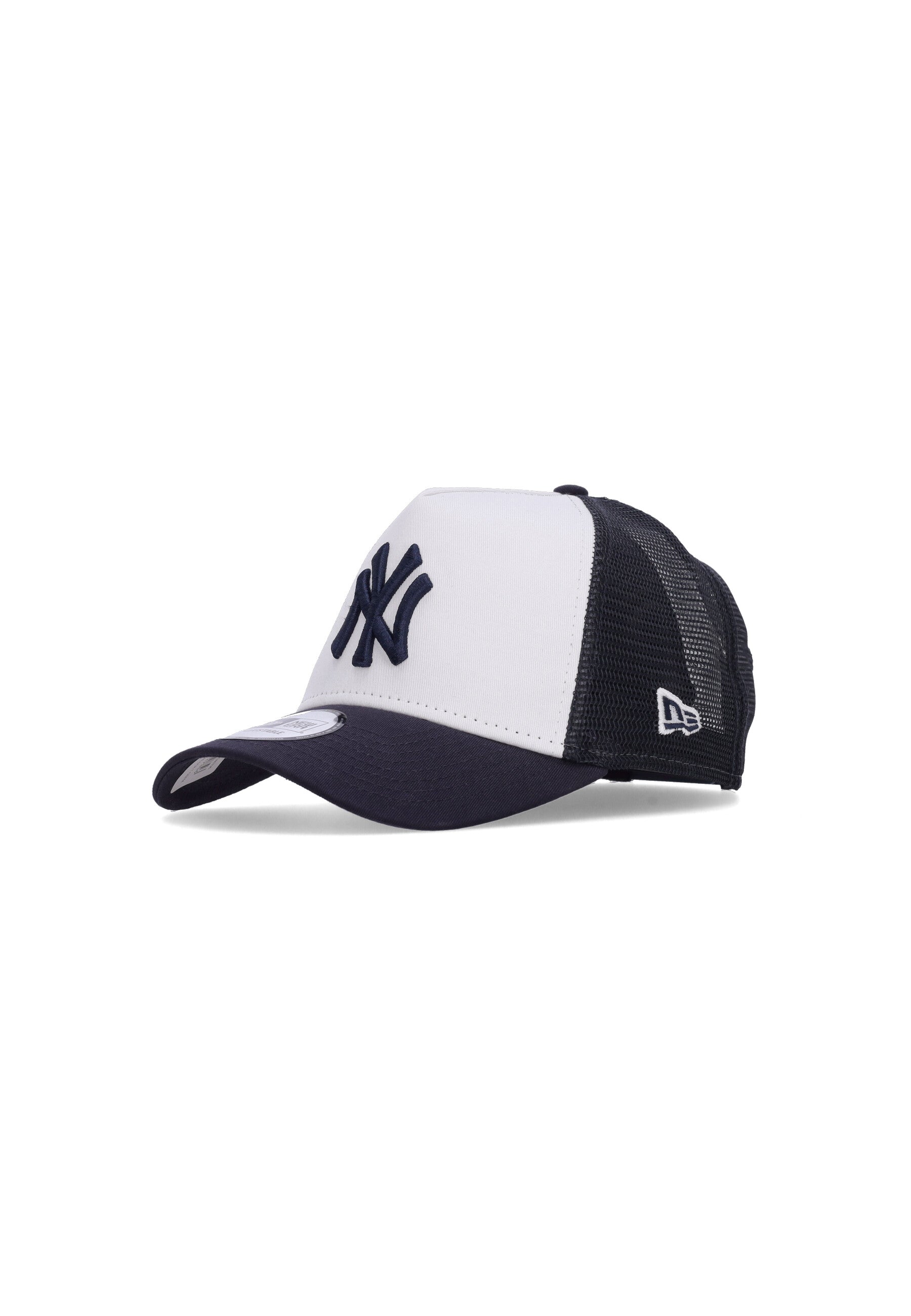 Cappellino Visiera Curva Unisex Mlb Team Colour Block Trucker Neyyan Navy/white