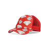 Cappellino Visiera Curva Uomo Diamonds & Dollars Trucker Cap Red B255171