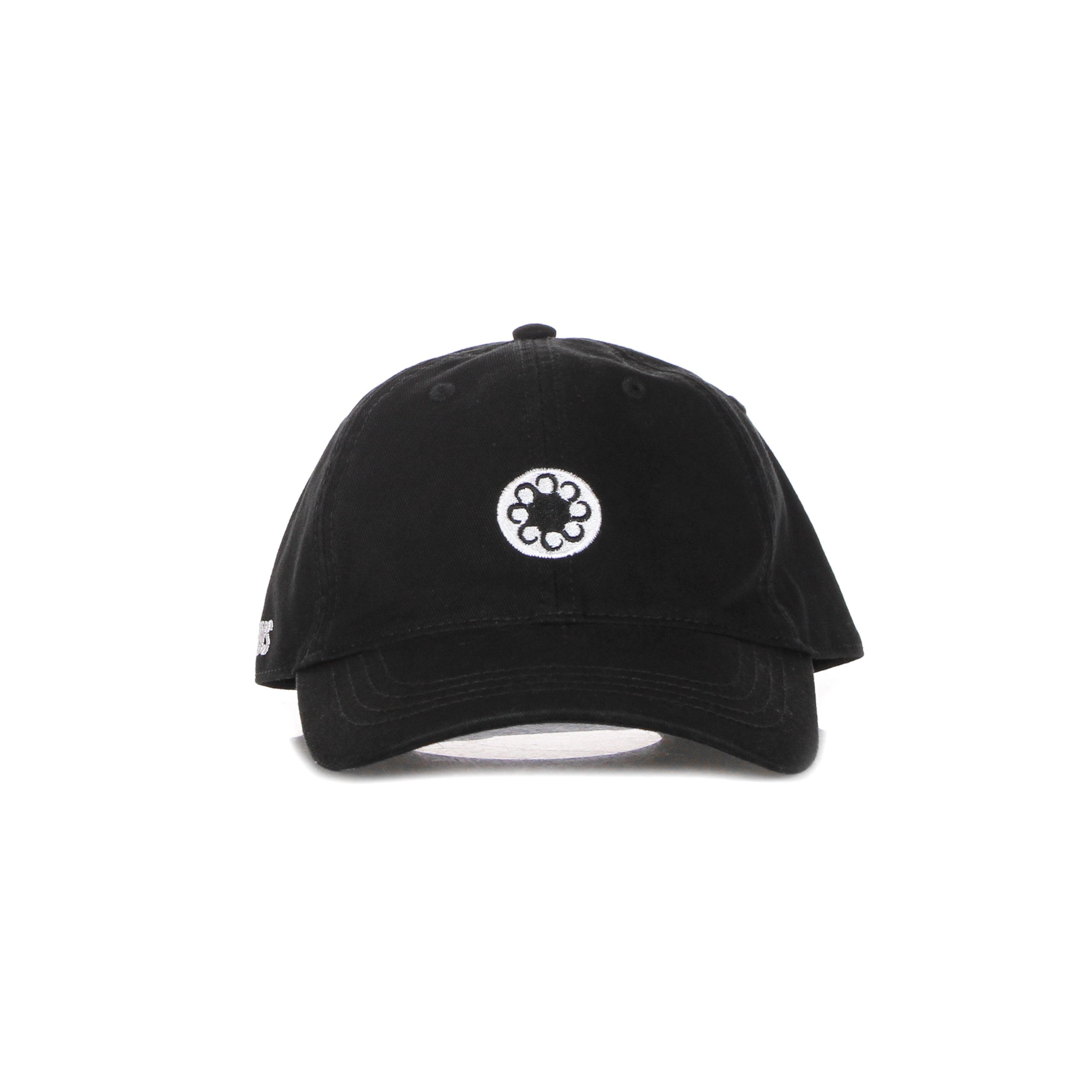 Cappellino Visiera Curva Uomo Logo Dad Hat Black CRVRODH06