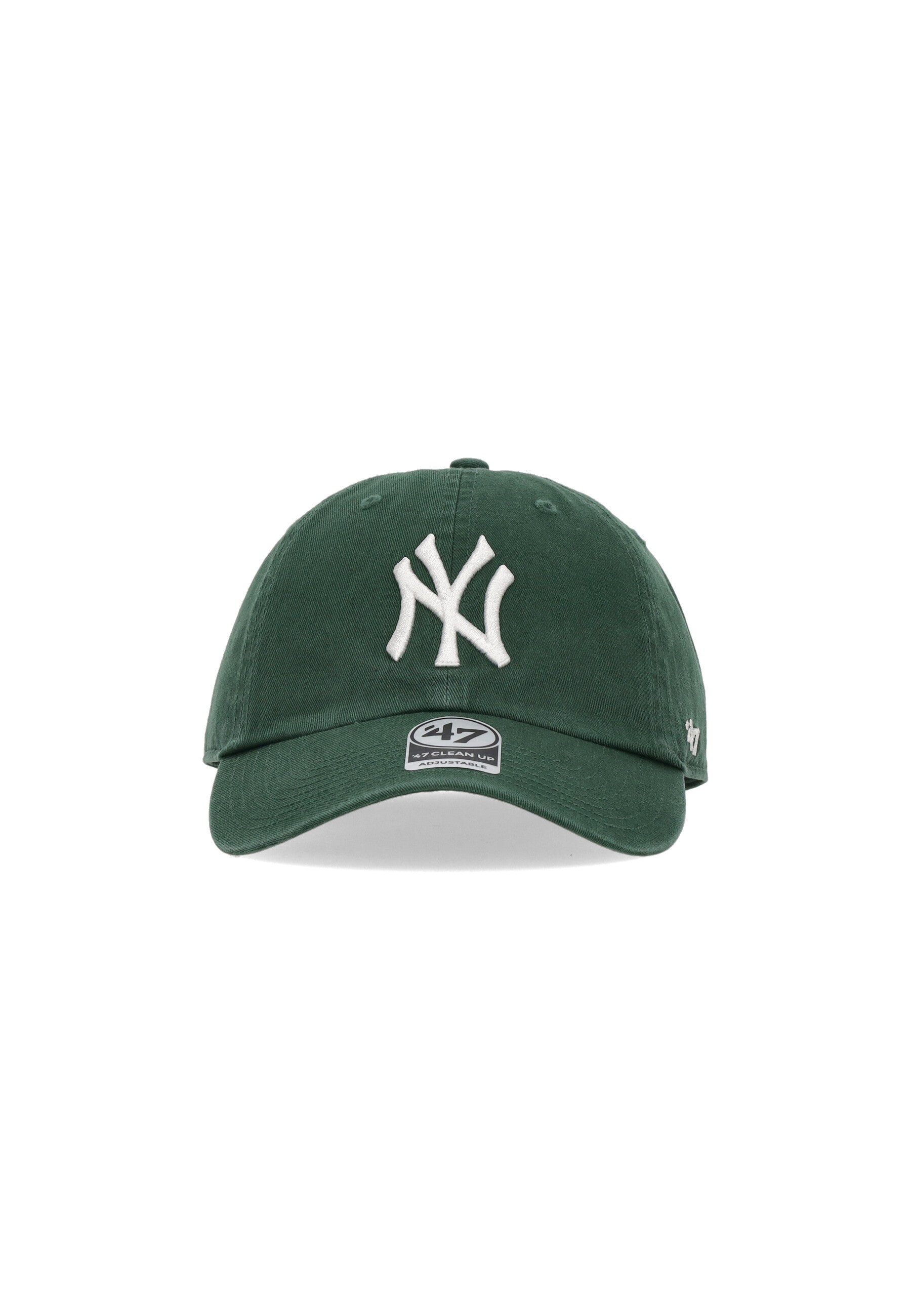 Cappellino Visiera Curva Uomo Mlb Clean Up Neyyan Dark Green B-RGW17GWS-DG