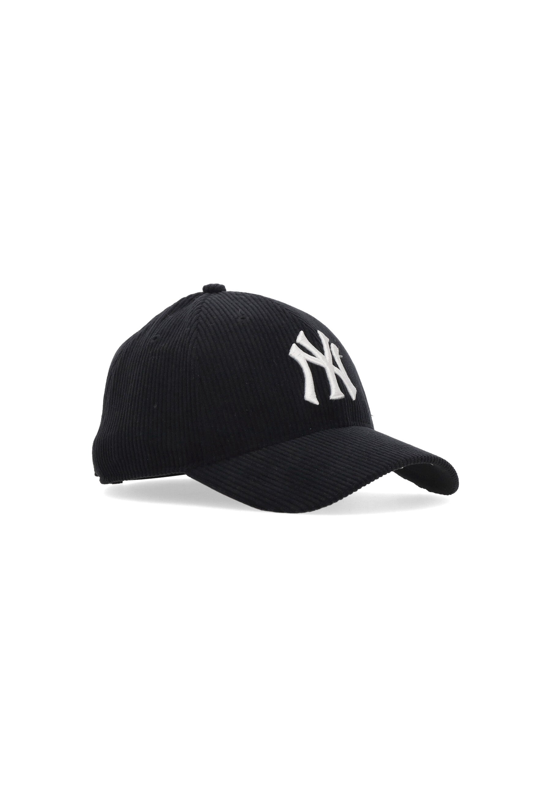 Cappellino Visiera Curva Uomo Mlb Thick Cord Mvp Neyyan Black B-THCKM17EWS-BK