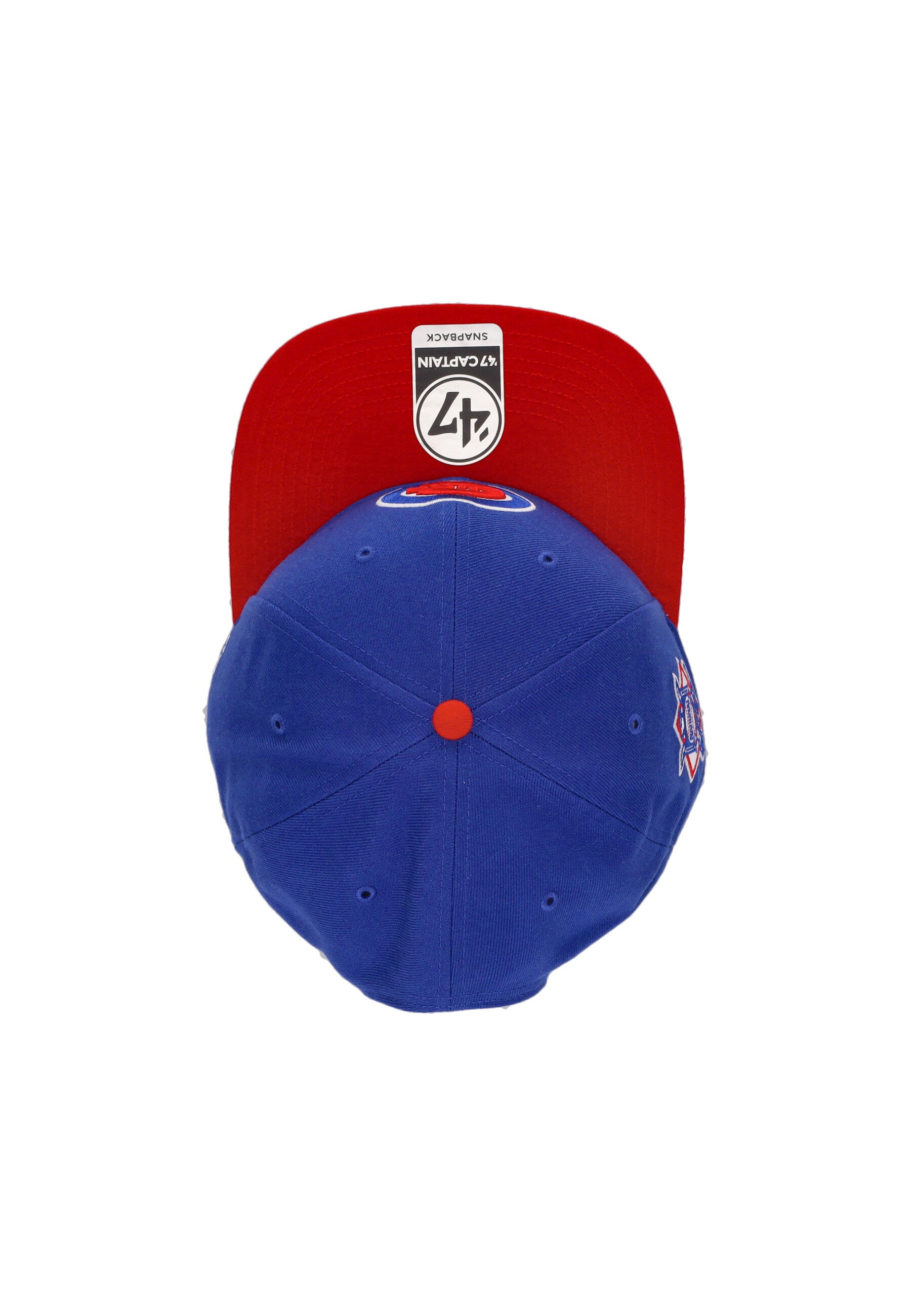 Cappellino Visiera Piatta Uomo Mlb Captain Sure Shot Chicub Royal B-SRSTT05WBP-RYA