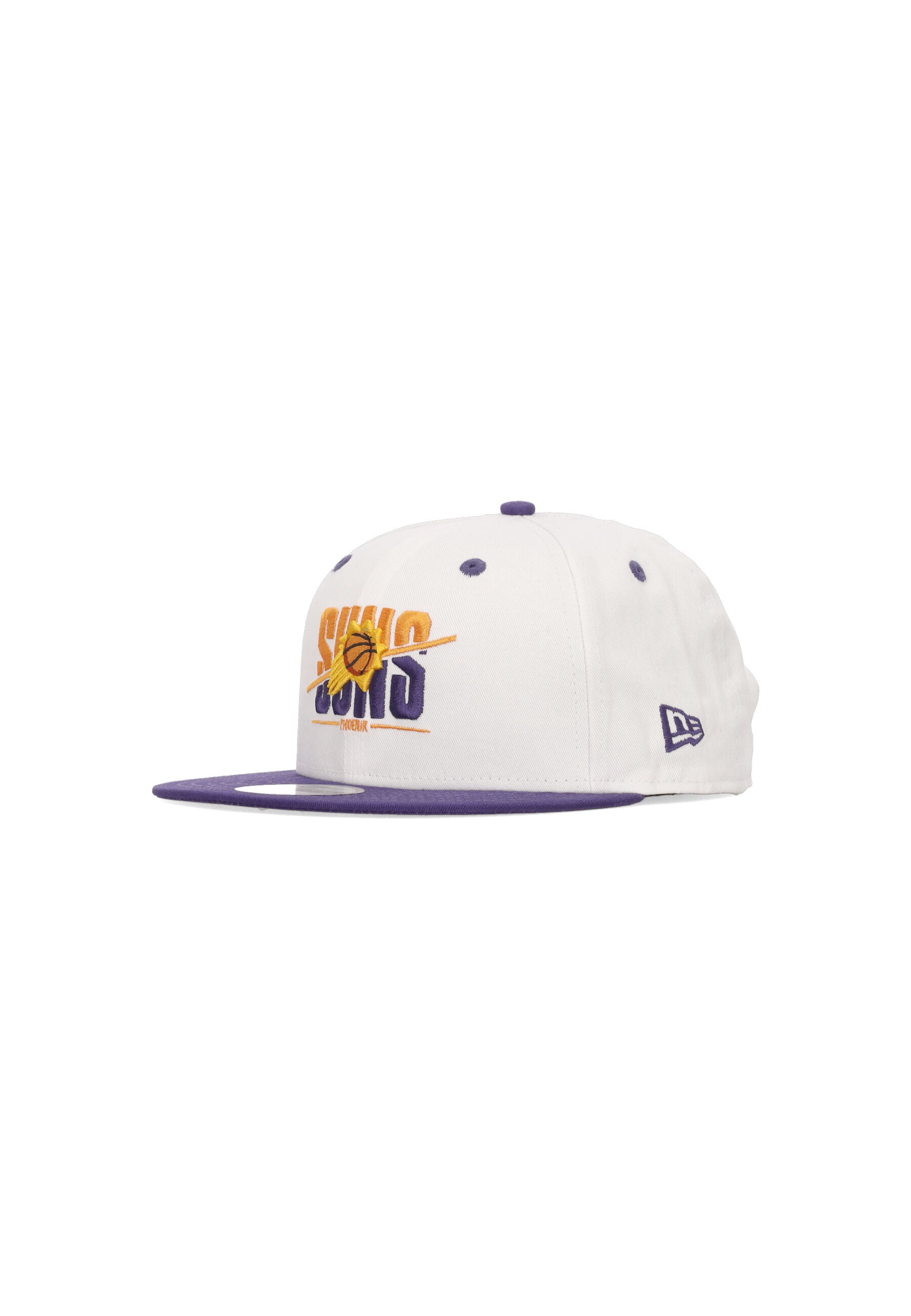 Cappellino Visiera Piatta Uomo Nba White Crown 950 Phosun White/purple 60435046