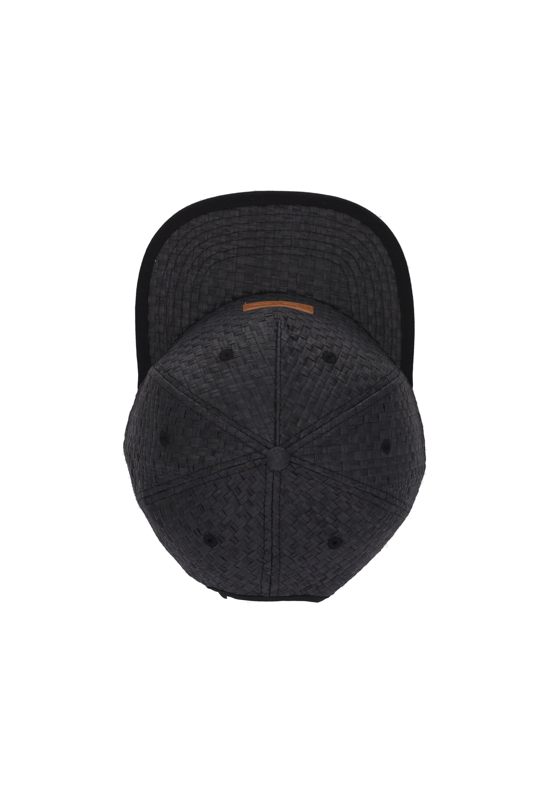 Cappellino Visiera Piatta Uomo Straw Snapback Black HA703-HA-01