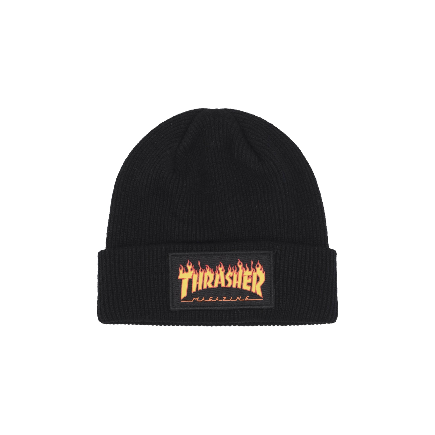 Cappello Uomo Flame Patch Beanie Black E61THRFLP