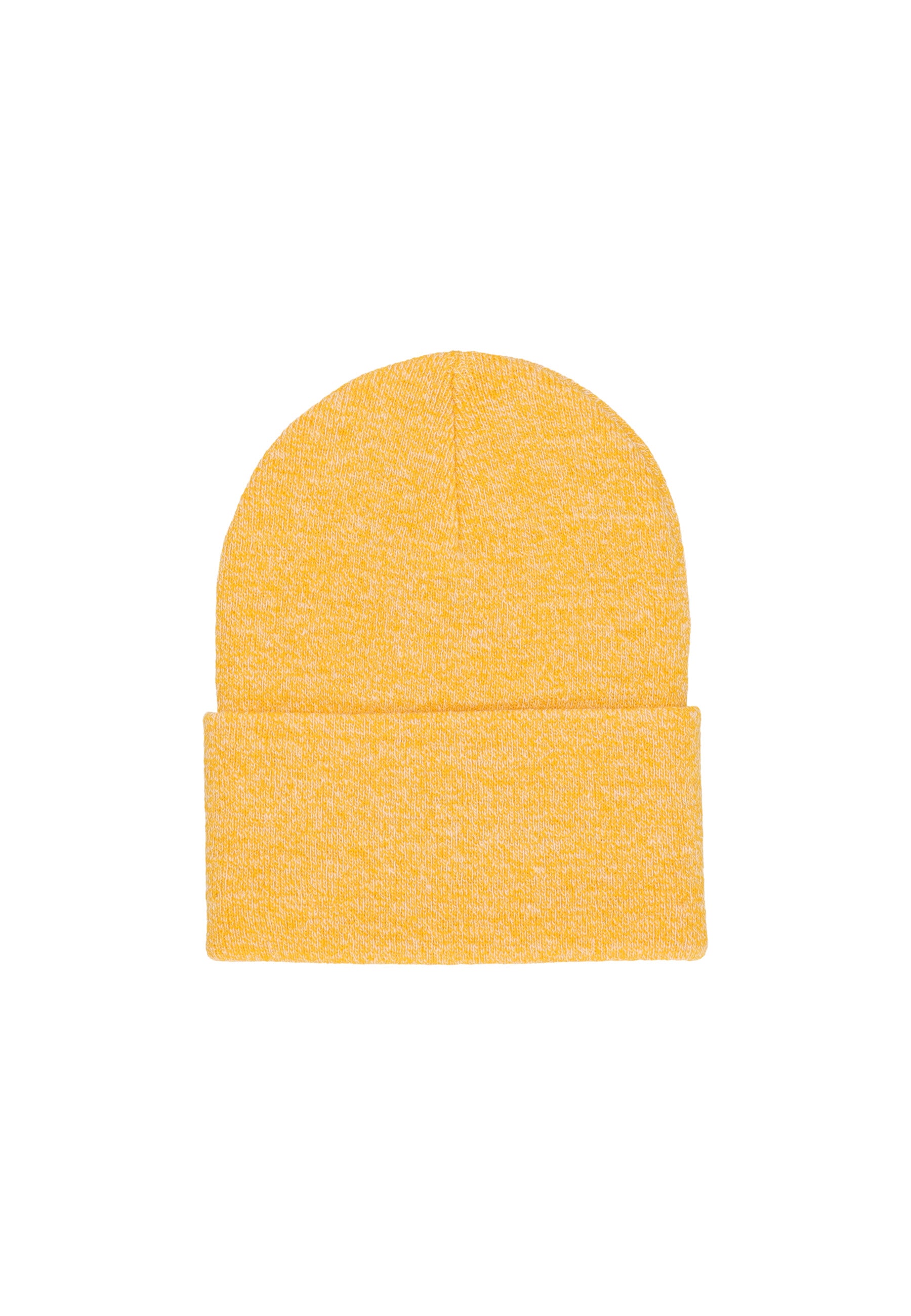 Cappello Uomo Label Cuff Beanie Yellow Cream 1090026