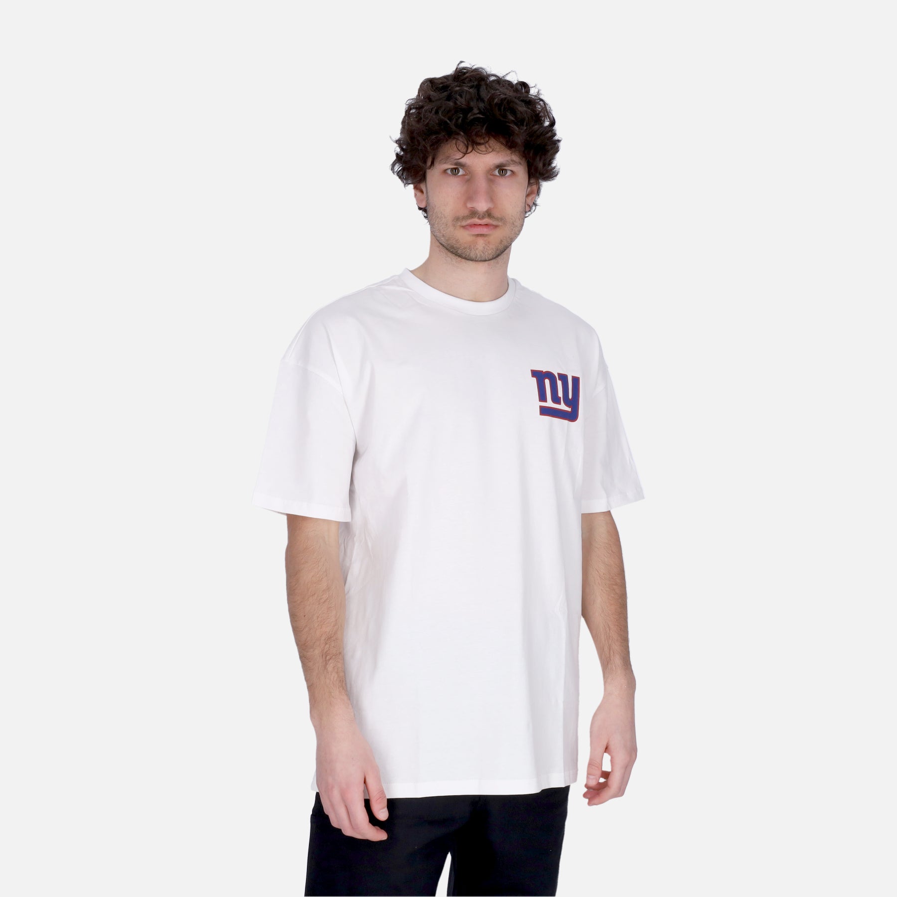 Maglietta Uomo Nfl Drop Shoulder Oversize Tee Neygia White/cargo Blue 60435376