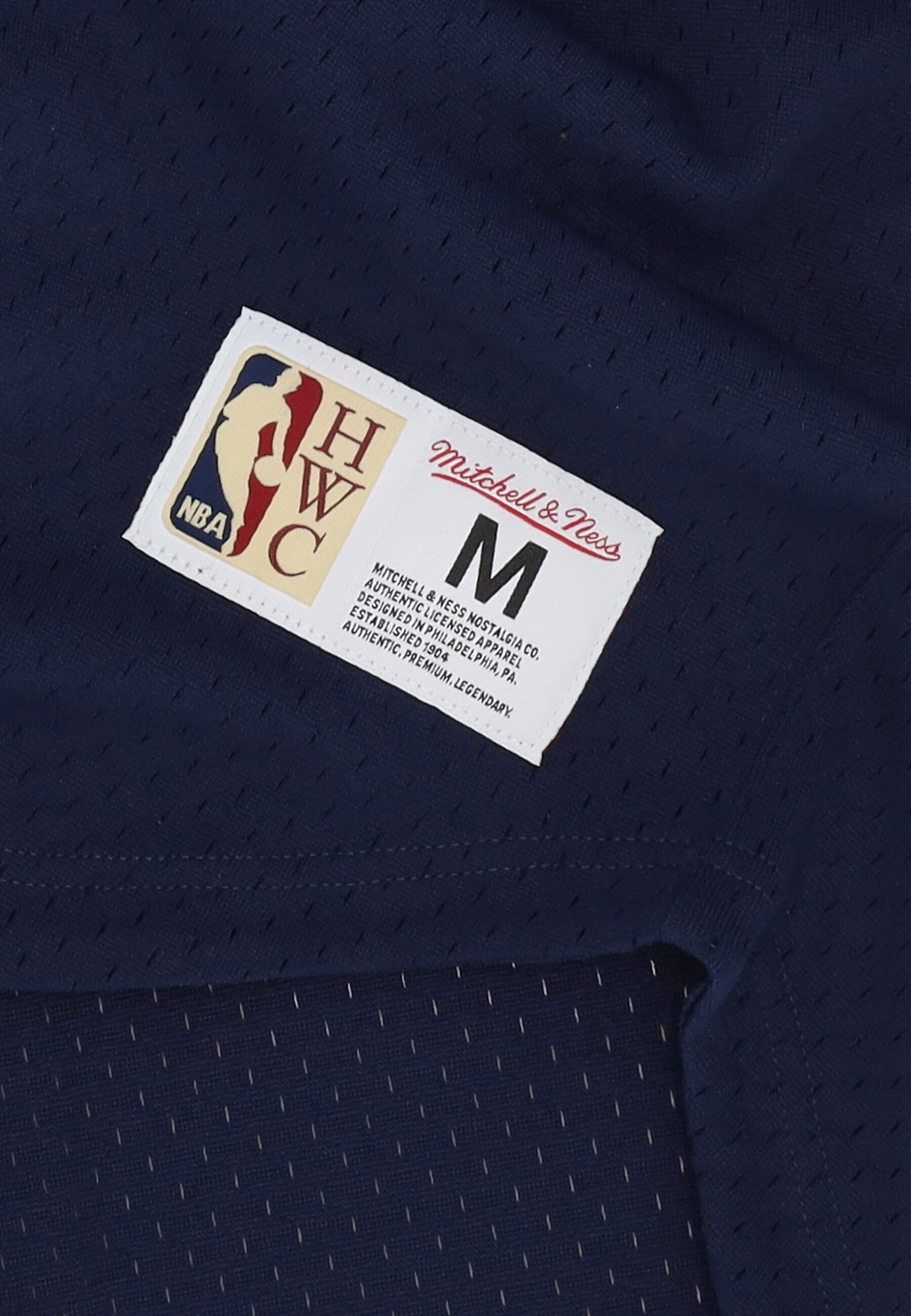 Casacca Bottoni Uomo Nba Gametime Mesh Button Front Logo Indpac Original Team Colors TP8066-IPANAVY