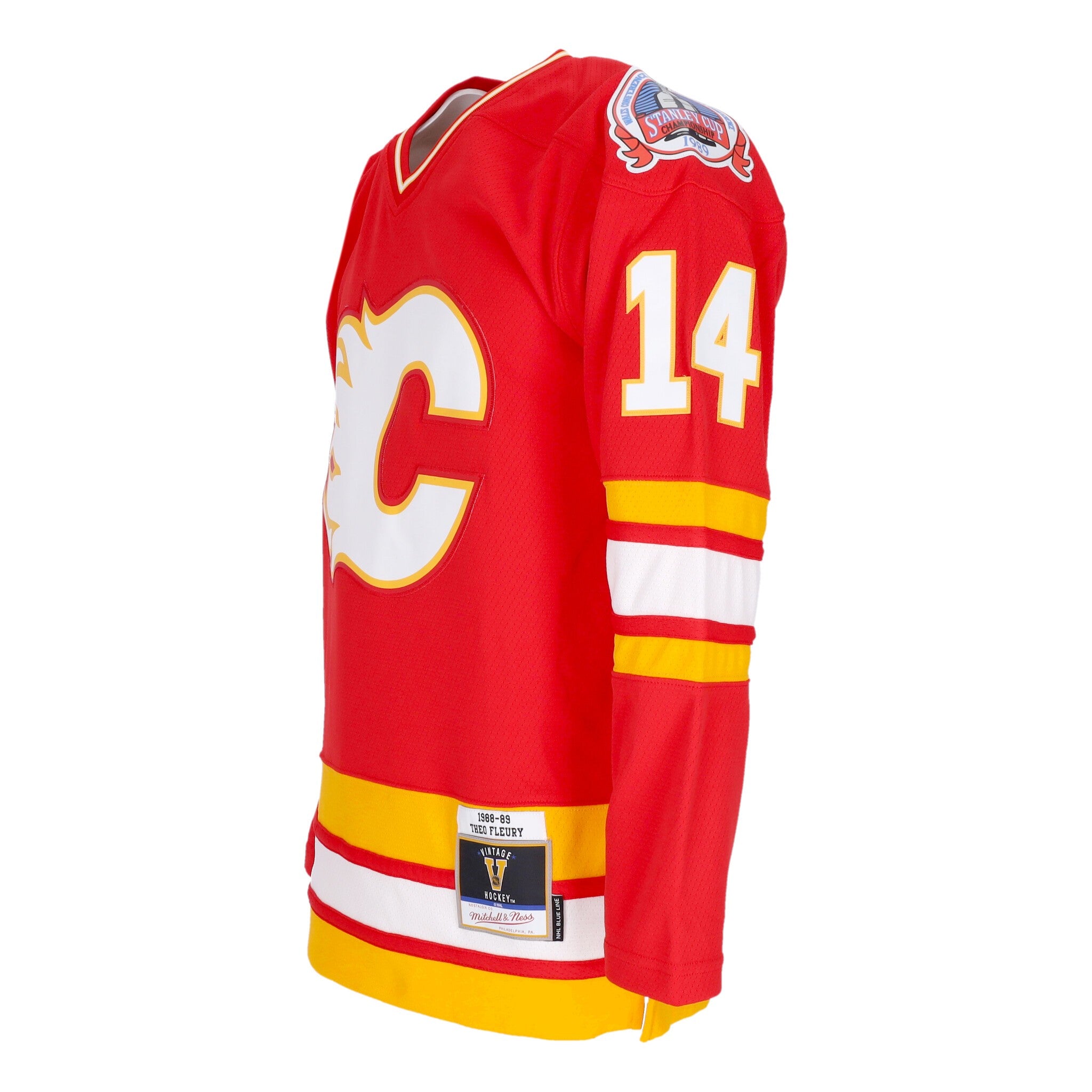 Casacca Hockey Uomo Nhl Dark Jersey 1988 No 14 Fleury Calfla Red RJY76231-CFL88TFLRED1