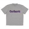 Maglietta Donna W Bubbles Tee Grey Heather/cassis I032420.1VP