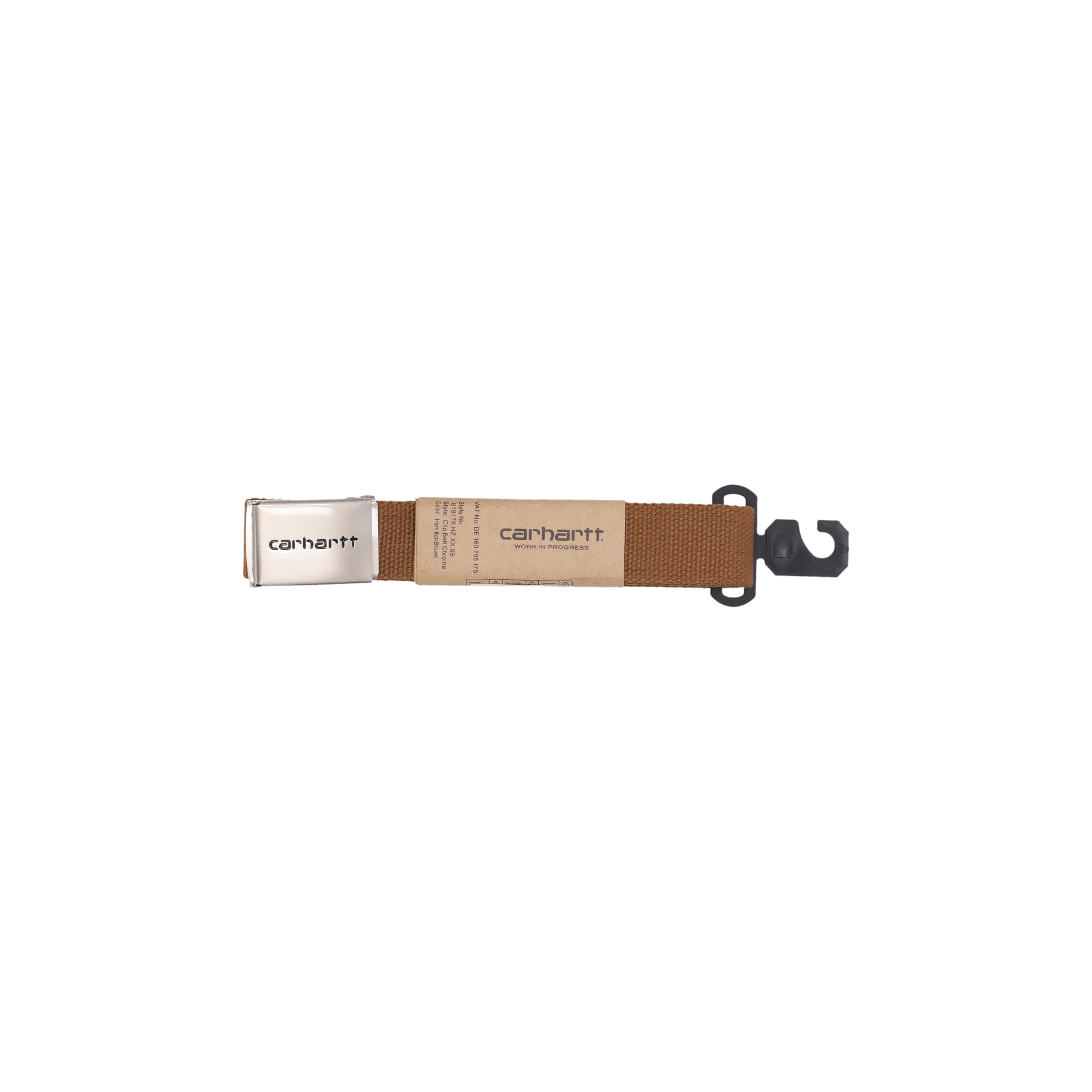 Cintura Uomo Clip Belt Chrome Hamilton Brown I019176.HZ