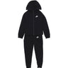 Completo Tuta Ragazzo Sportswear Poly Full-zip Hoodie Tracksuit Black/black/white FD3072-010