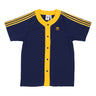Casacca Bottoni Uomo Cl+ Ss Basketball Shirt Dark Blue/crew Yellow IM4458