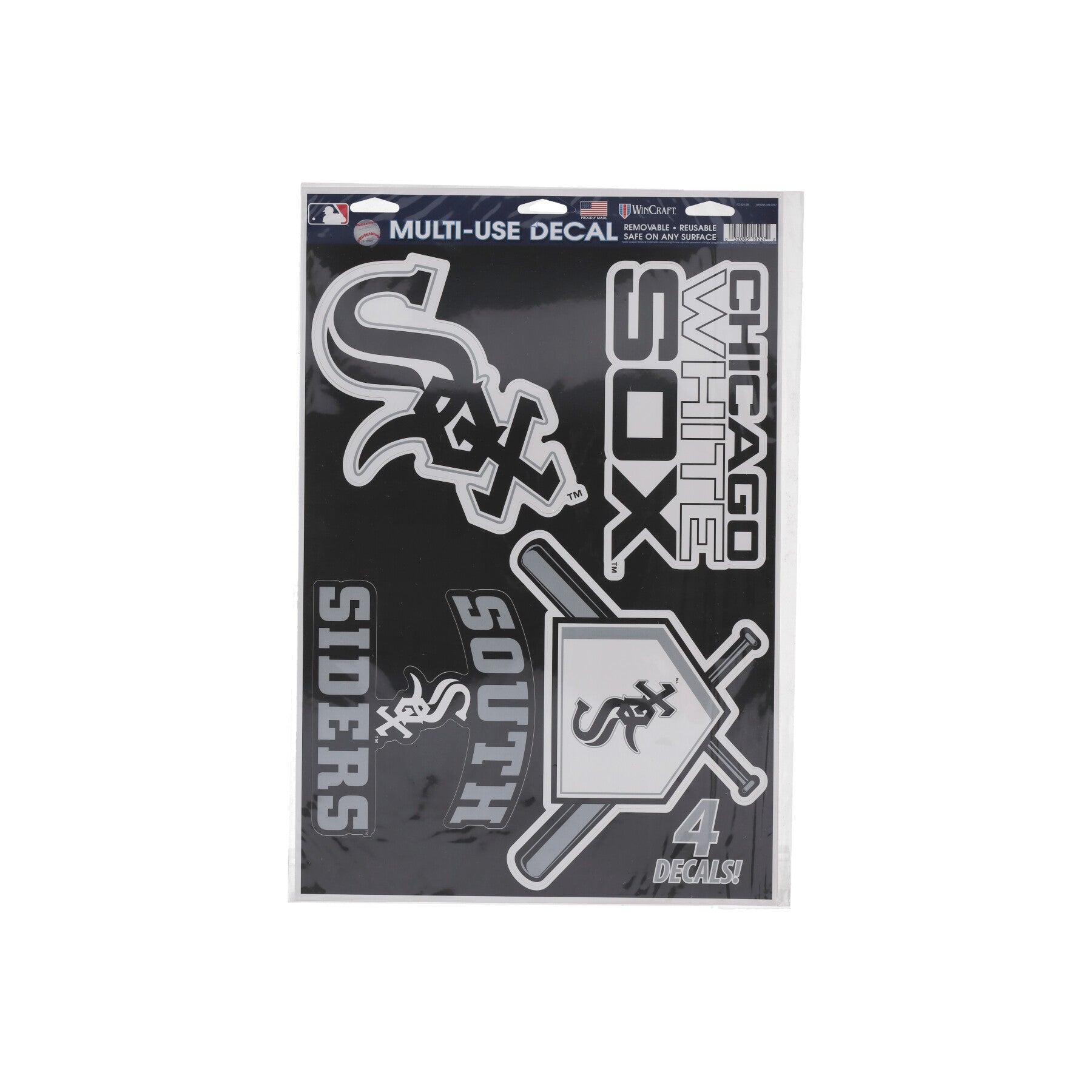 Decalcomania Unisex Mlb 11 X 17” Multi-use Decal Sheet Chiwhi Original Team Colors 18227019