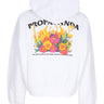 Felpa Cappuccio Corta Donna W Pyromantics Croptop Hoodie White 24FWPRFE928