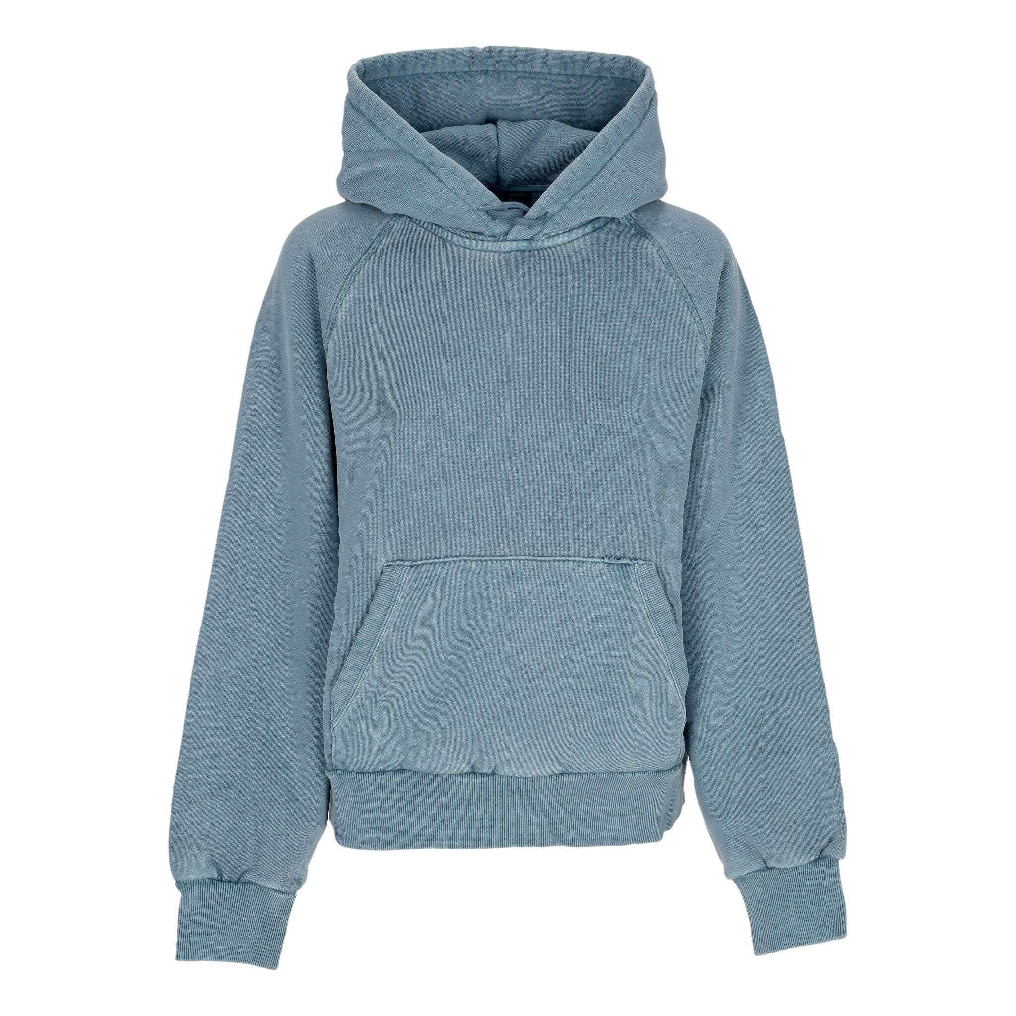 Felpa Cappuccio Corta Donna W Taos Hoodie Vancouver Blue Garment Dyed I032920.1Y1