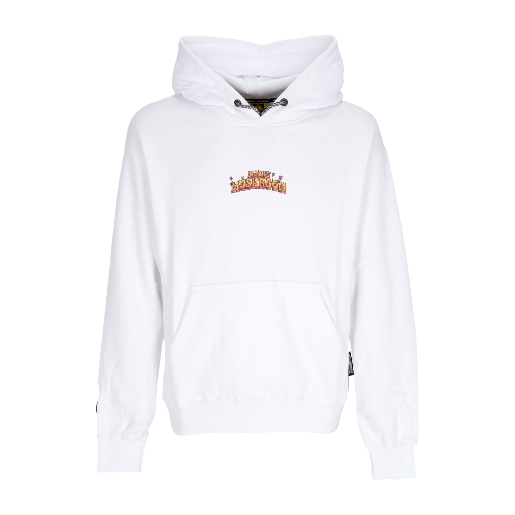 Felpa Cappuccio Uomo Alien Smoke Hoodie White 23FWMU23006-02