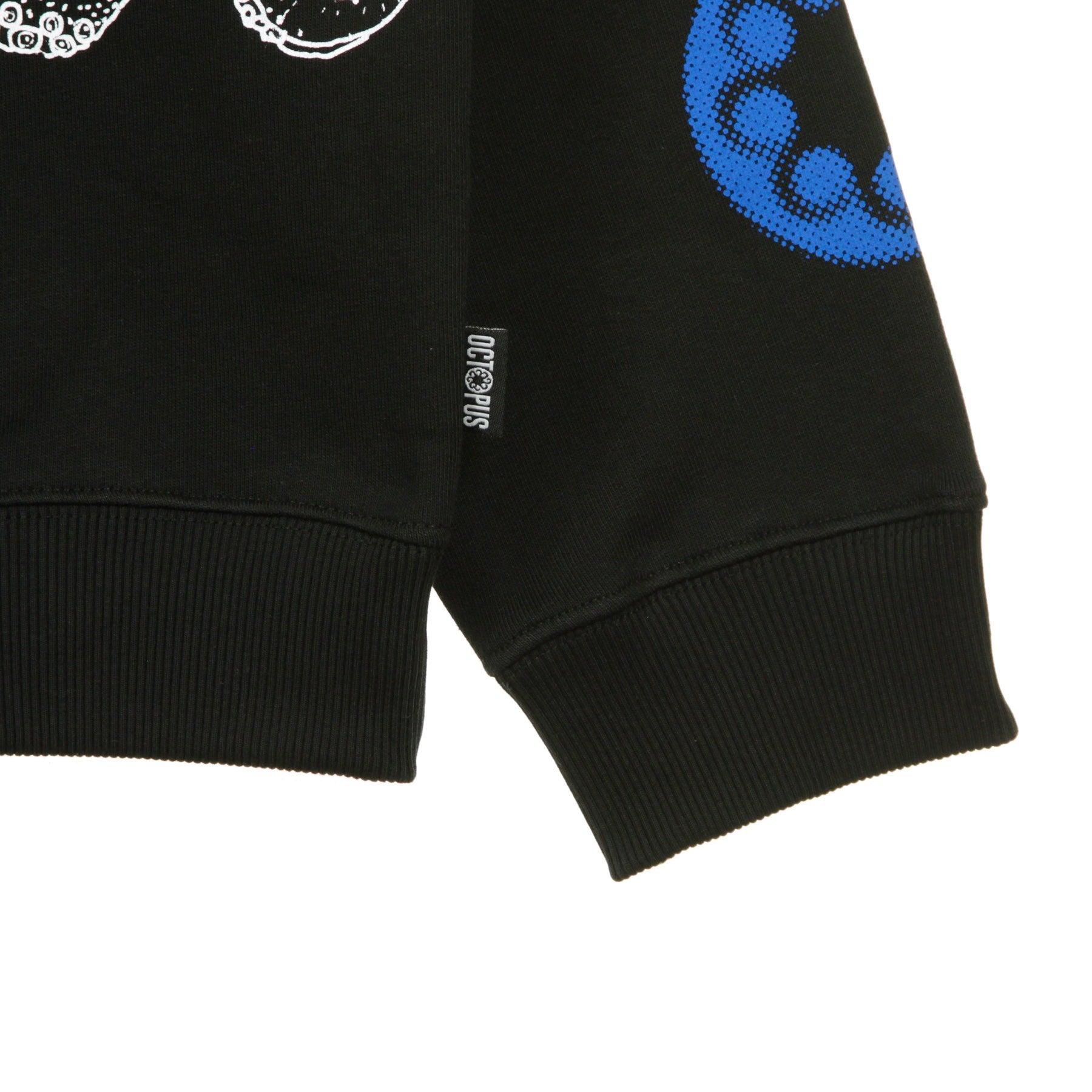 Octopus Men's Hoodie Blurred Hoodie Black 20WOSH11 Atipicishop