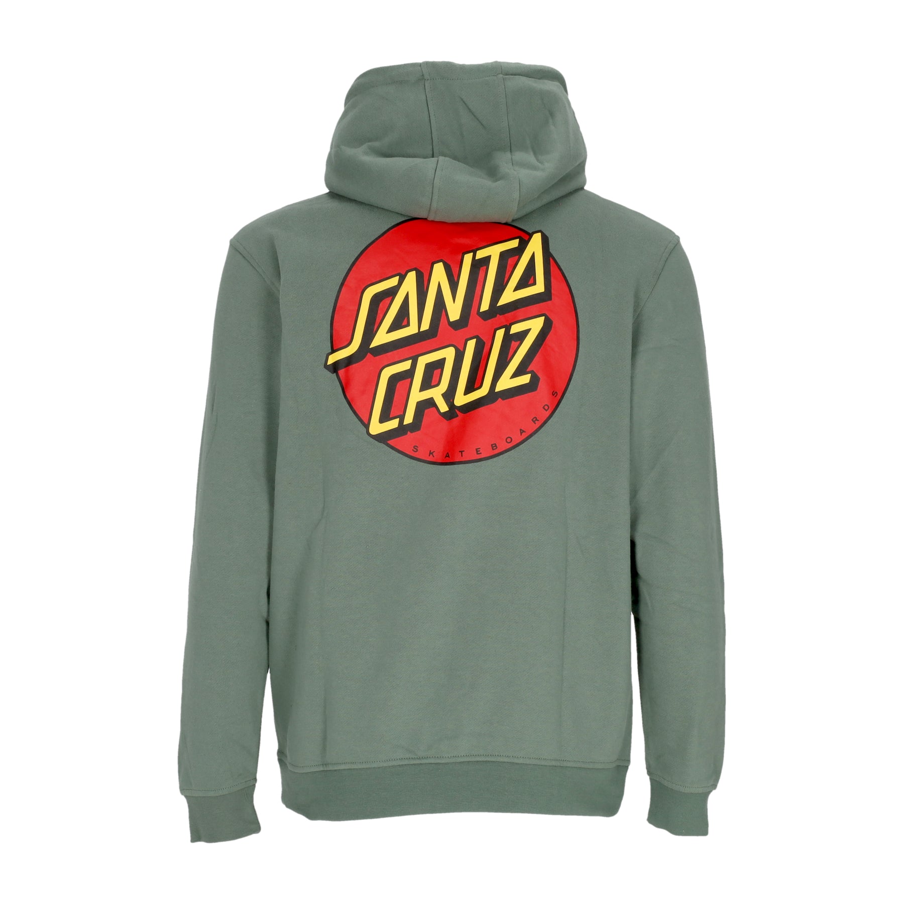 Felpa Cappuccio Uomo Classic Dot Chest Hoodie Sage SCA-HDY-6072