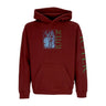 Felpa Cappuccio Uomo Cruel World Hoodie Burgundy 23WISH13