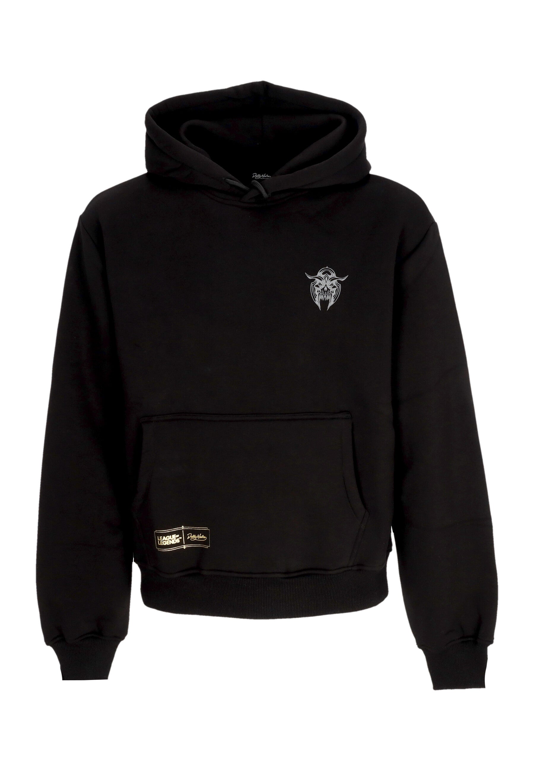 Felpa Cappuccio Uomo Darius Hoodie Black SW777-GQ-01