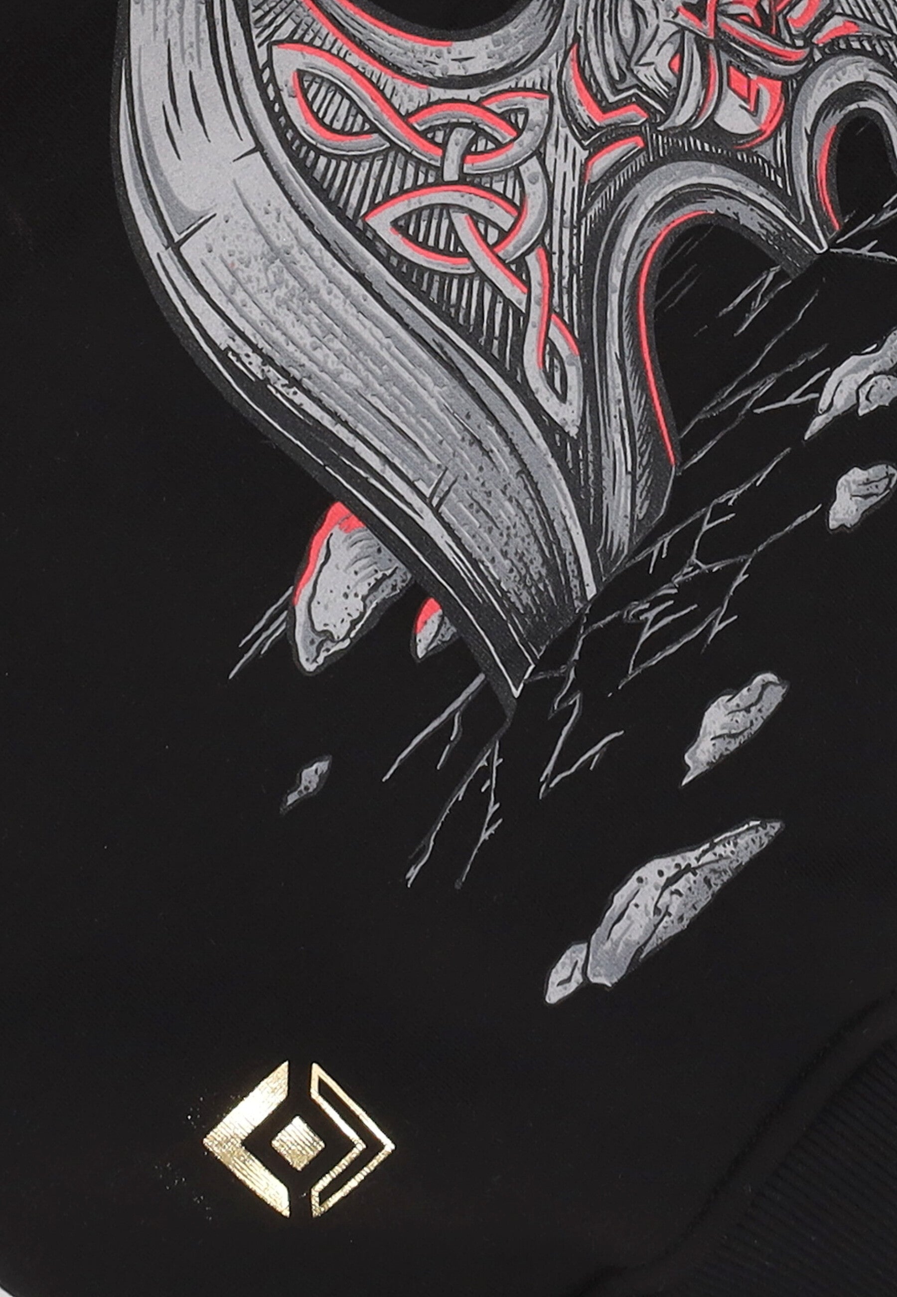 Felpa Cappuccio Uomo Darius Hoodie Black SW777-GQ-01