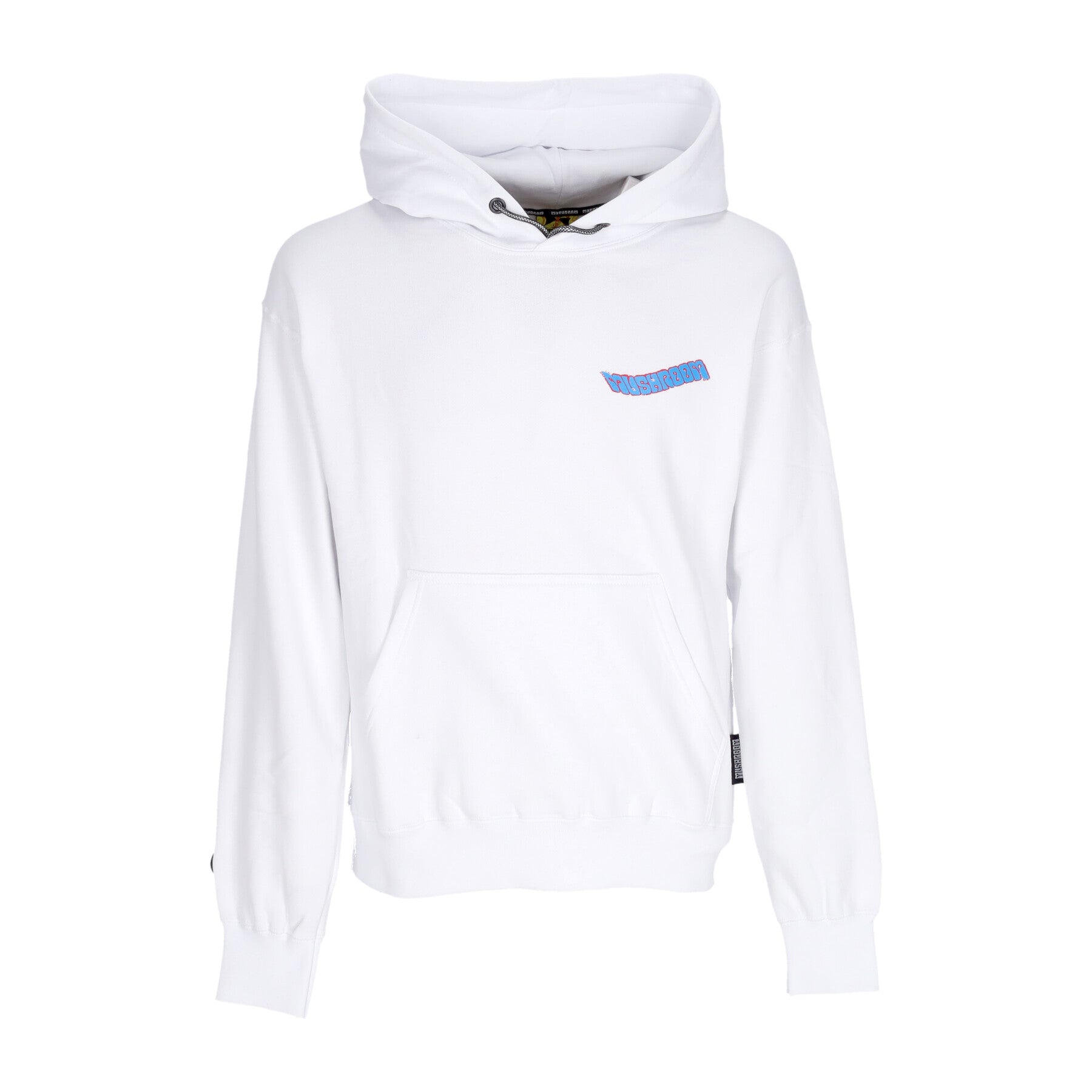 Felpa Cappuccio Uomo Dragon Hoodie White 23FWMU23023-02