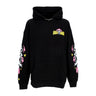 Felpa Cappuccio Uomo Flowers Hoodie Black 23FWMU23020-01