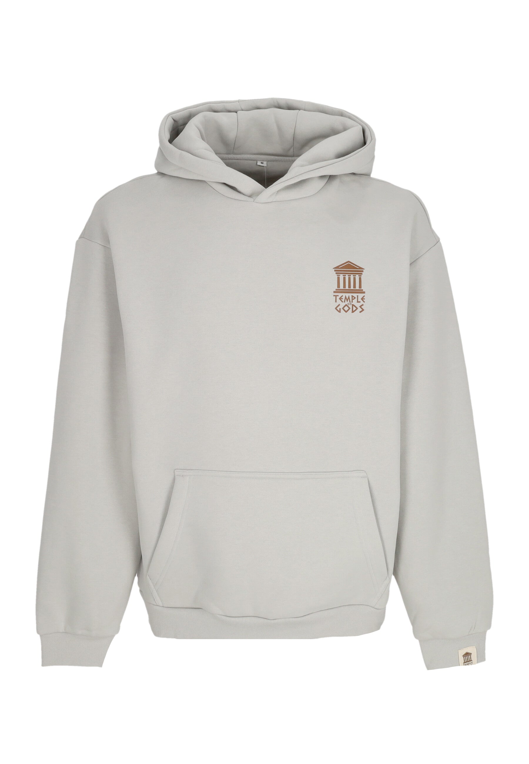 Felpa Cappuccio Uomo Gods Apollo Hoodie Light Asphalt TOG007-HD-GODS-APO