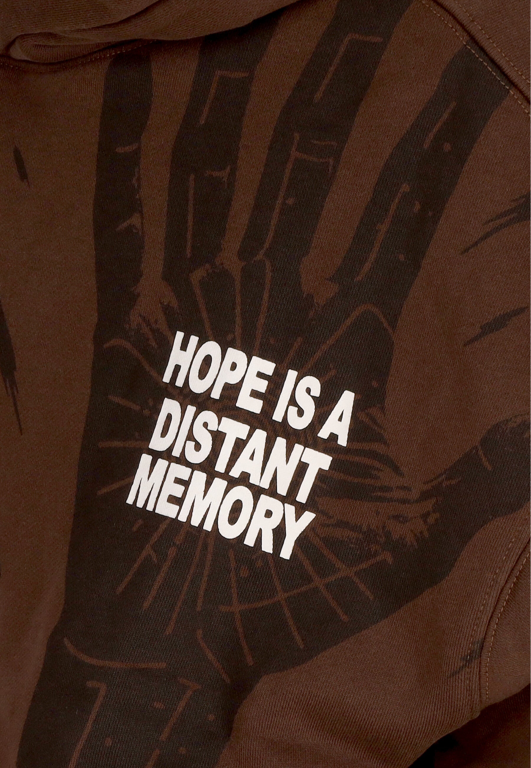 Felpa Cappuccio Uomo Hope Hoodie Coffee Quartz HTDM372104