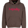 Felpa Cappuccio Uomo Loyalty Hoodie Brown 24WISH21