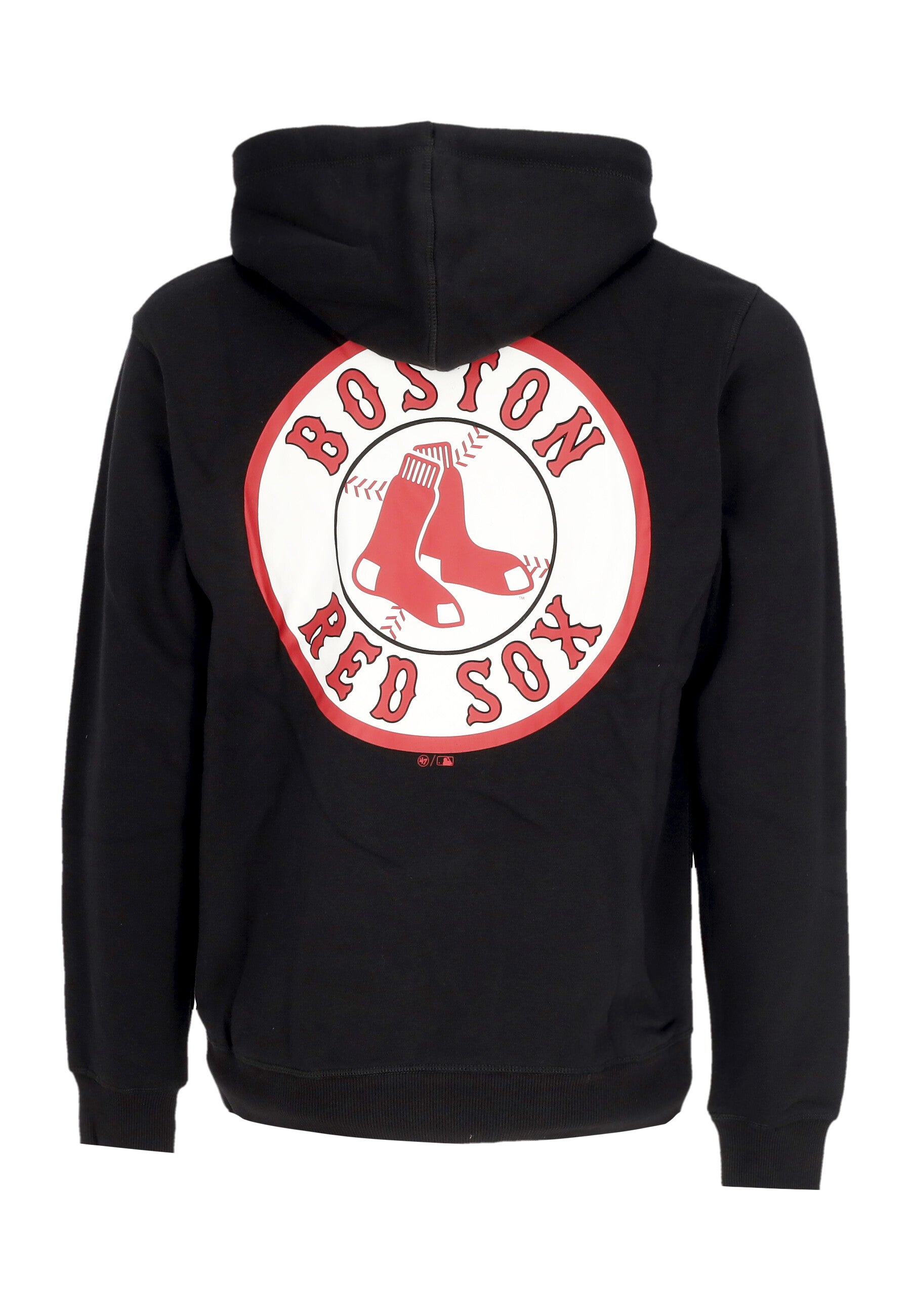 Felpa Cappuccio Uomo Mlb Backer Burnside Hoodie Bosred Jet Black BB002PMDDFH590542JK