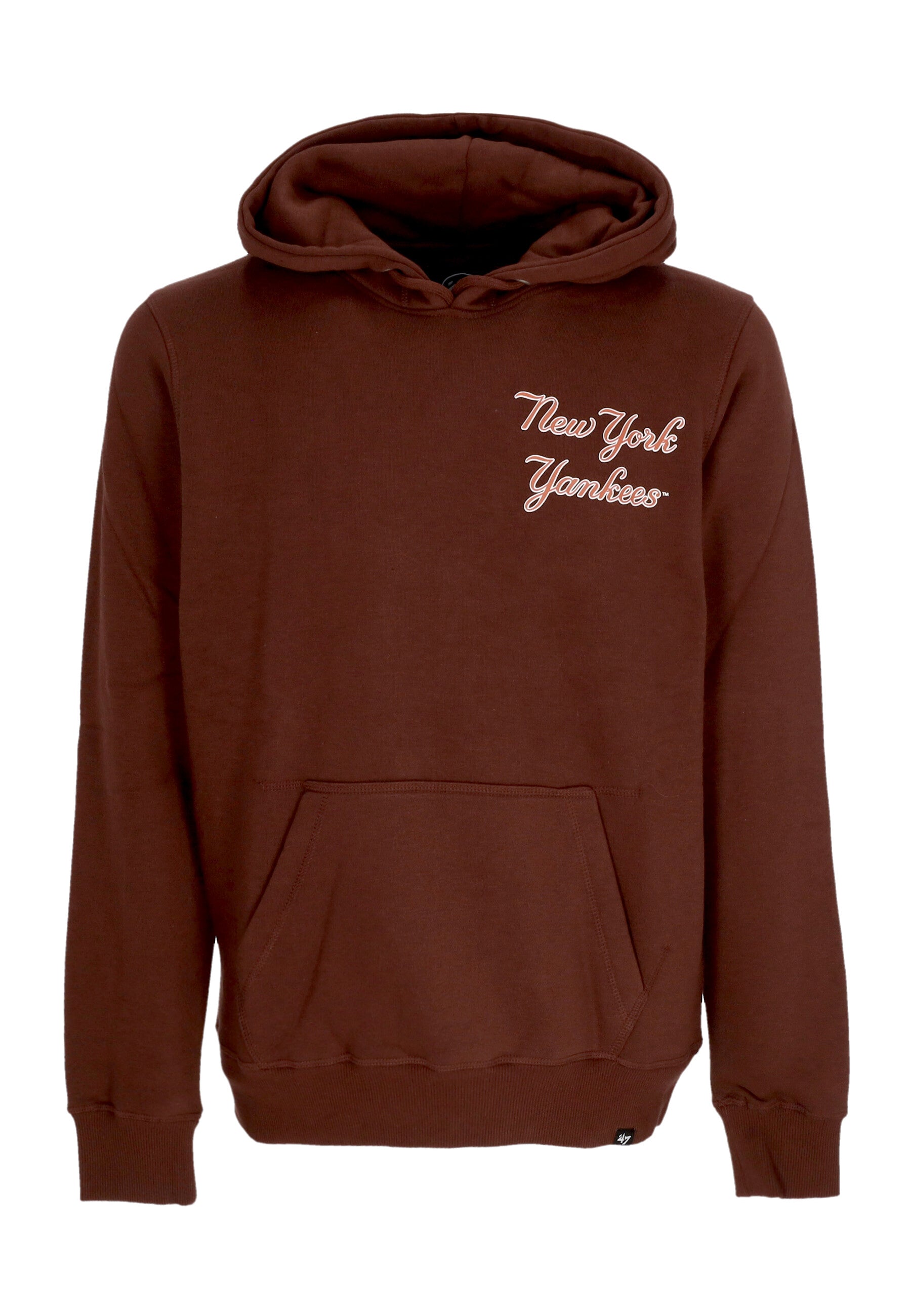 Felpa Cappuccio Uomo Mlb Backer Burnside Hoodie Neyyan Cacao BB017PMDDFH628820N0