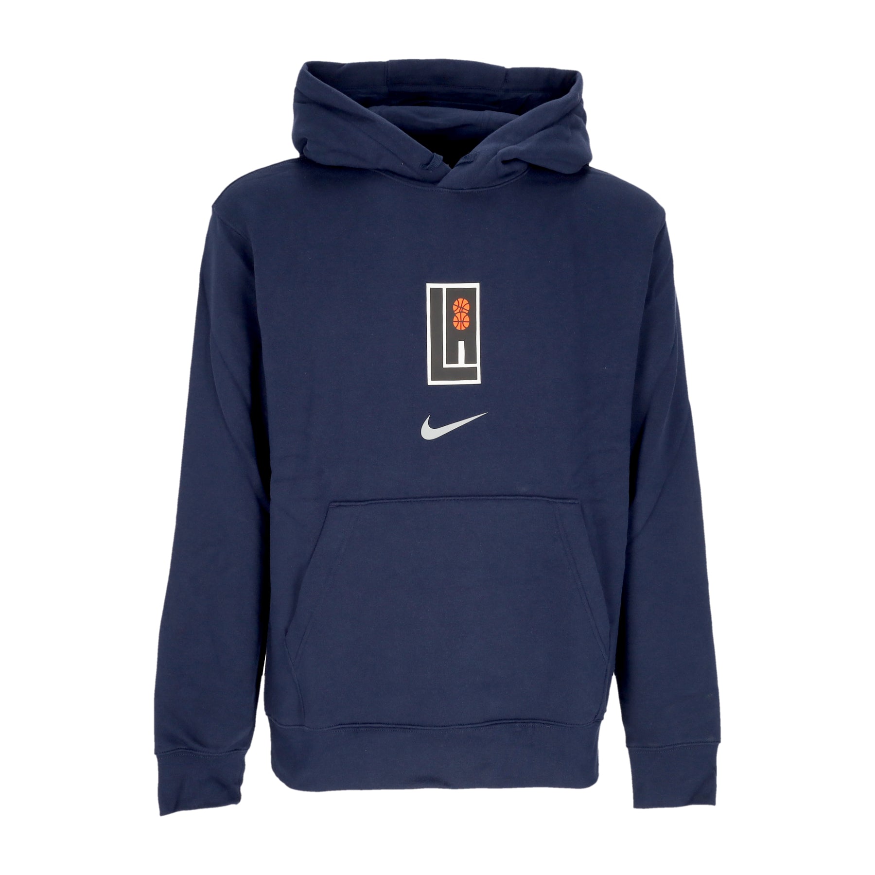 Felpa Cappuccio Uomo Nba City Edition Club Fleece Hoodie Loscli College Navy FB4831-419