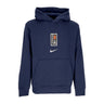 Felpa Cappuccio Uomo Nba City Edition Club Fleece Hoodie Loscli College Navy FB4831-419