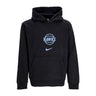 Felpa Cappuccio Uomo Nba City Edition Club Hoodie Atlhaw Black FB4824-010