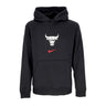 Felpa Cappuccio Uomo Nba City Edition Club Hoodie Chibul Black FB4816-010