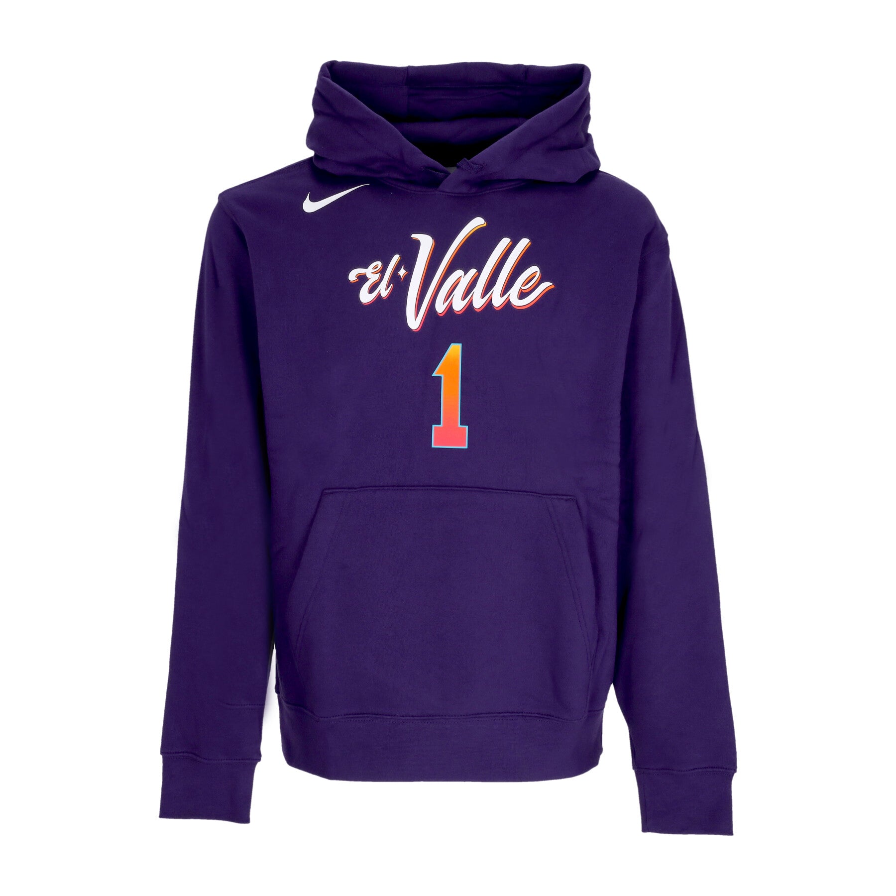 Felpa Cappuccio Uomo Nba City Edition Club Hoodie No 1 Devin Brooker Phosun Ink FB4873-536