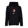 Felpa Cappuccio Uomo Nba City Edition Club Hoodie Porbla Black FB4840-010